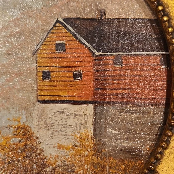 Vintage oil painting